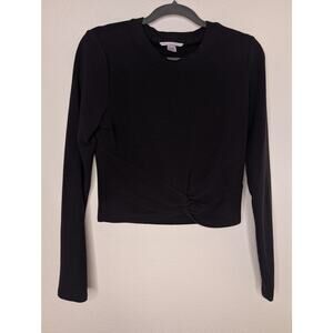 Victoria’s Secret Waffle Knit Twist-Front Cropped Top Y2K M